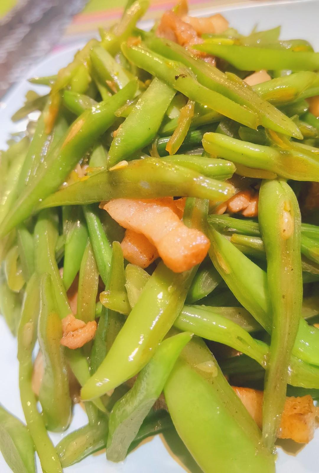 扁豆炒肉丝