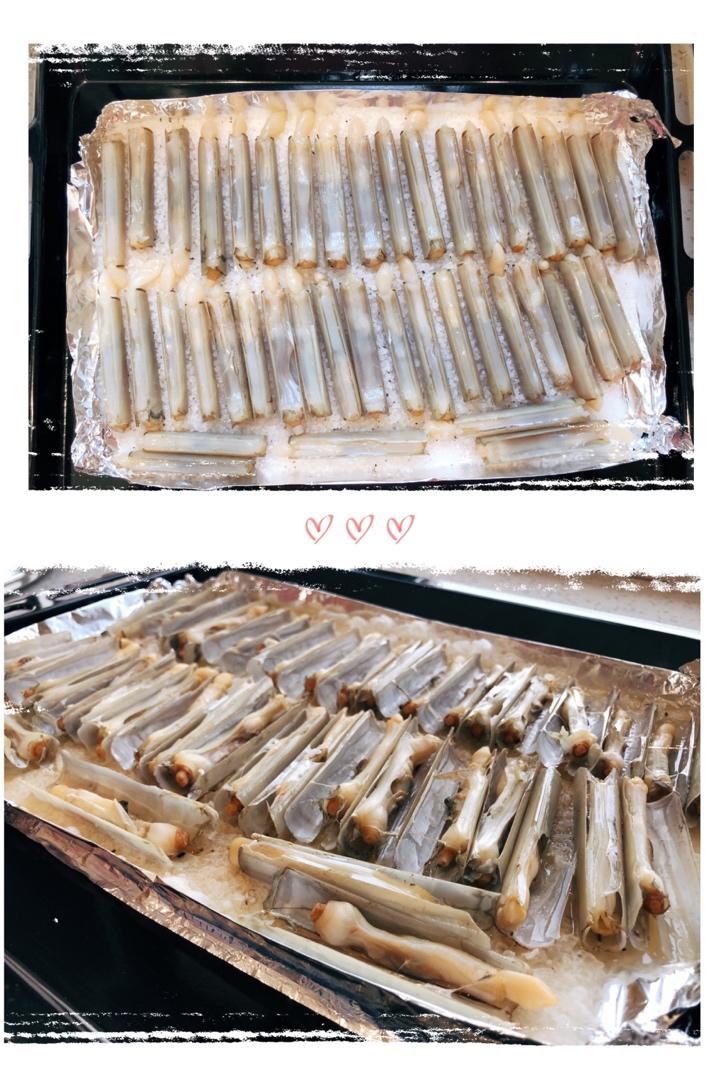 盐焗蛏子（烤箱版）（🛎🛎🛎新增改进版，看到最后超级方便）