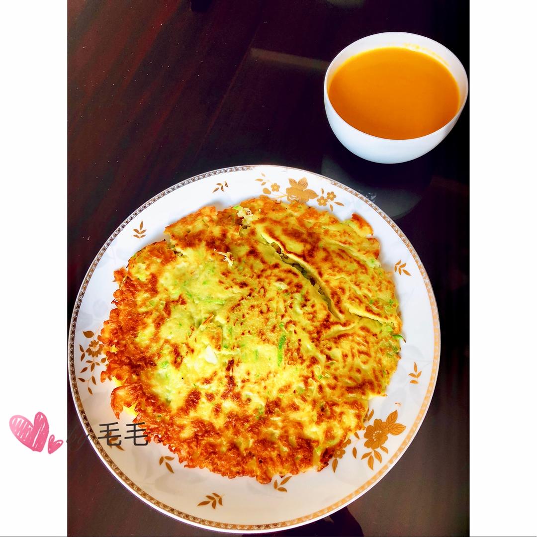 西葫芦鸡蛋饼