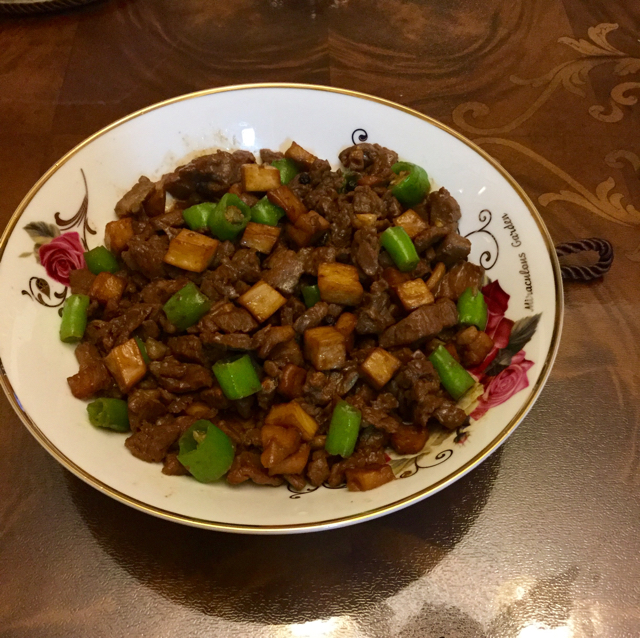 黑椒杏鲍菇牛肉粒