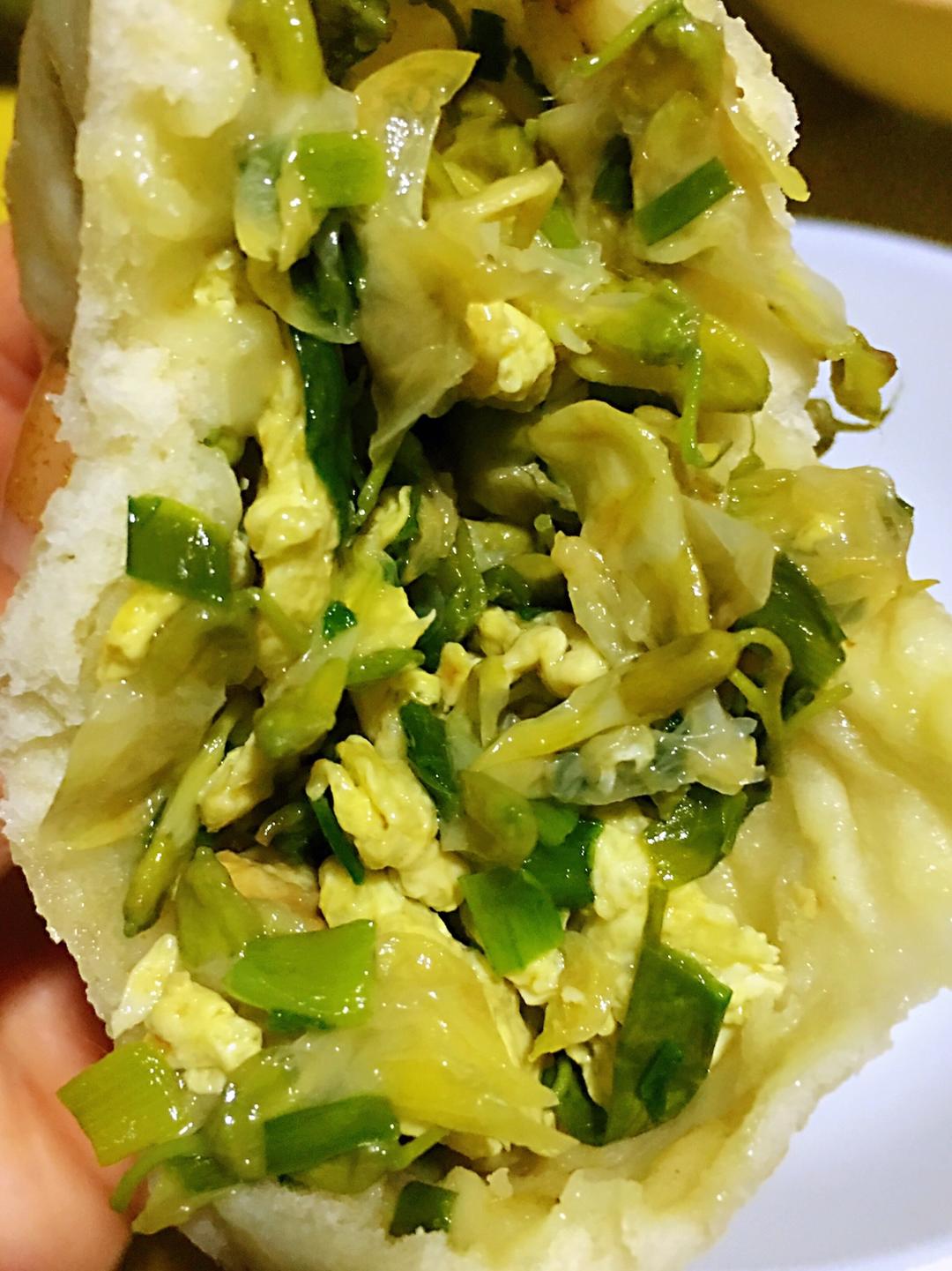 槐花鸡蛋包的做法