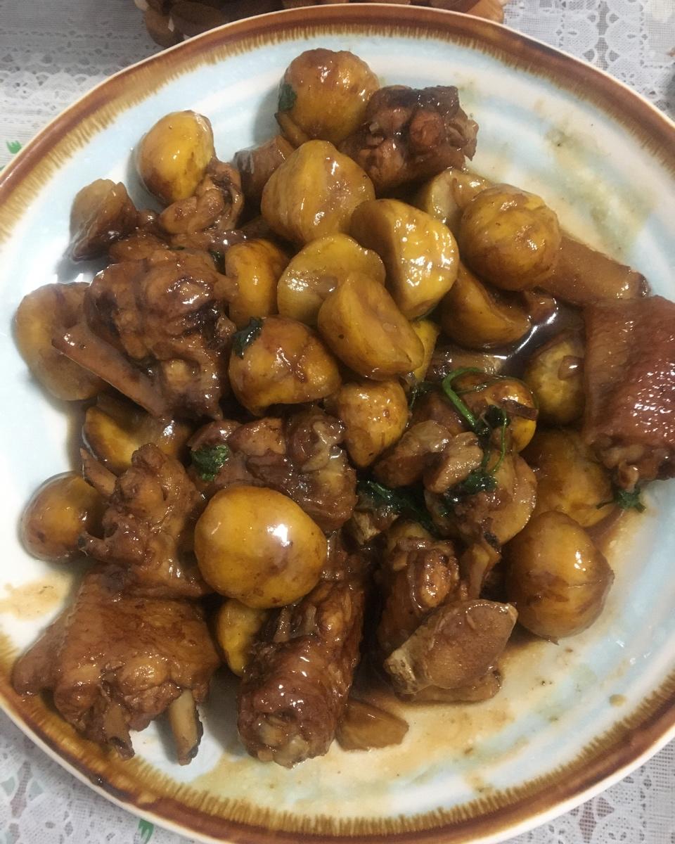 板栗烧鸡
