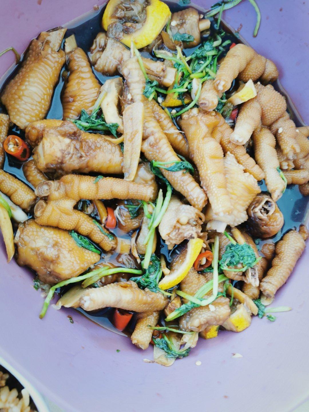 柠檬酸辣泡鸡爪网红泡鸡爪凤爪