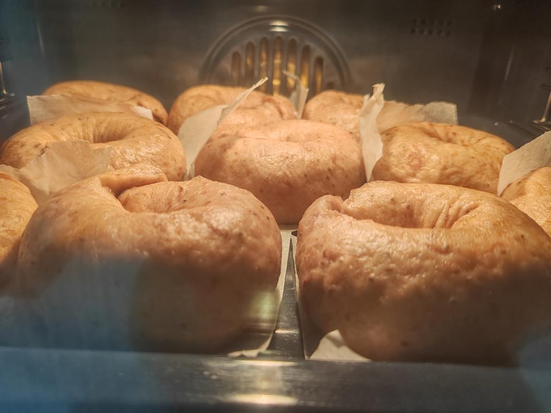 玫瑰乳酪贝果「黑糖玫瑰贝果」