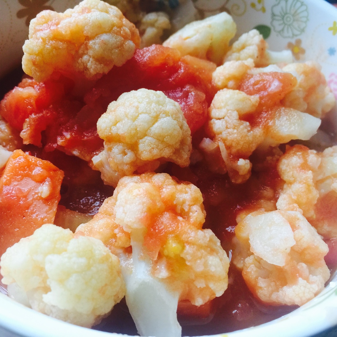 西红柿炒菜花