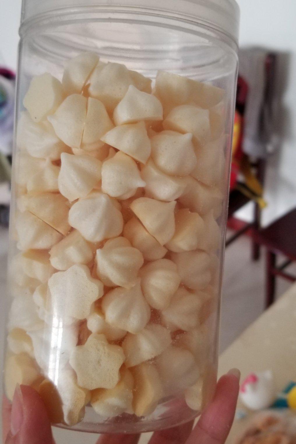 迷人的火龙果溶豆酸奶溶豆宝宝辅食