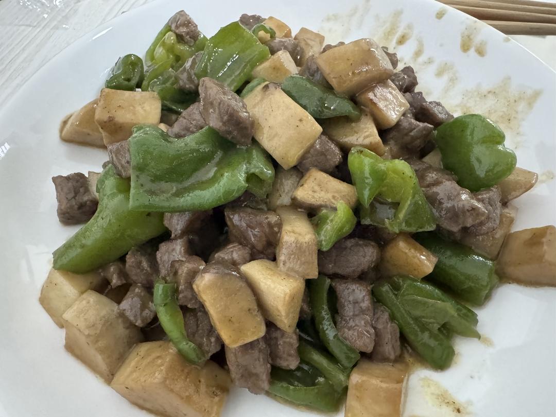 杏鲍菇牛肉粒