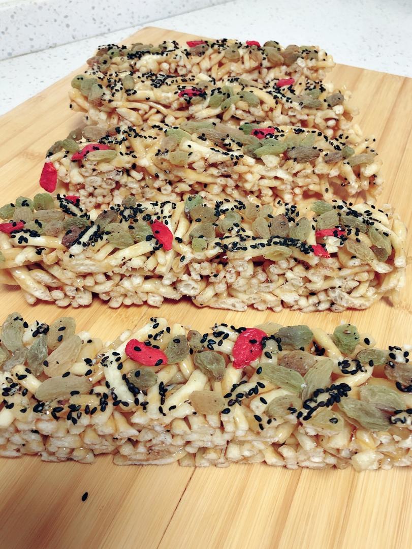 妞小妖精做的无麦芽糖蜂蜜沙琪玛