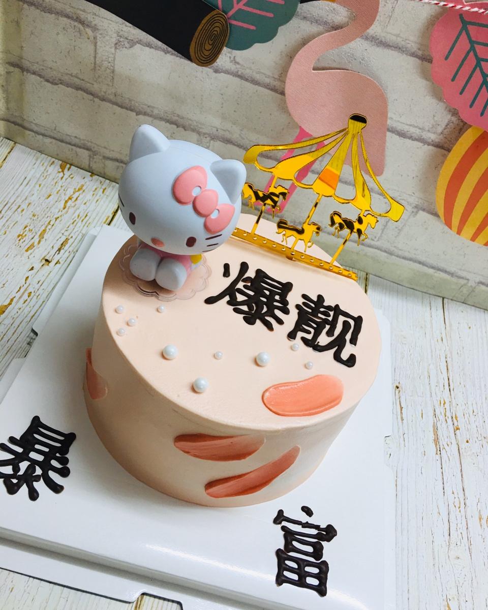 文字生日蛋糕～写字转印技巧篇