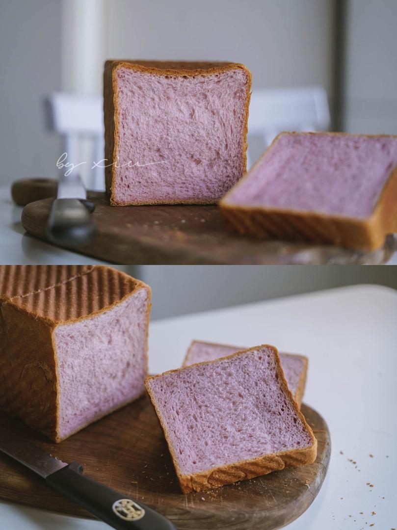 紫薯软吐司（可换算成南瓜、巧克力、抹茶口味）