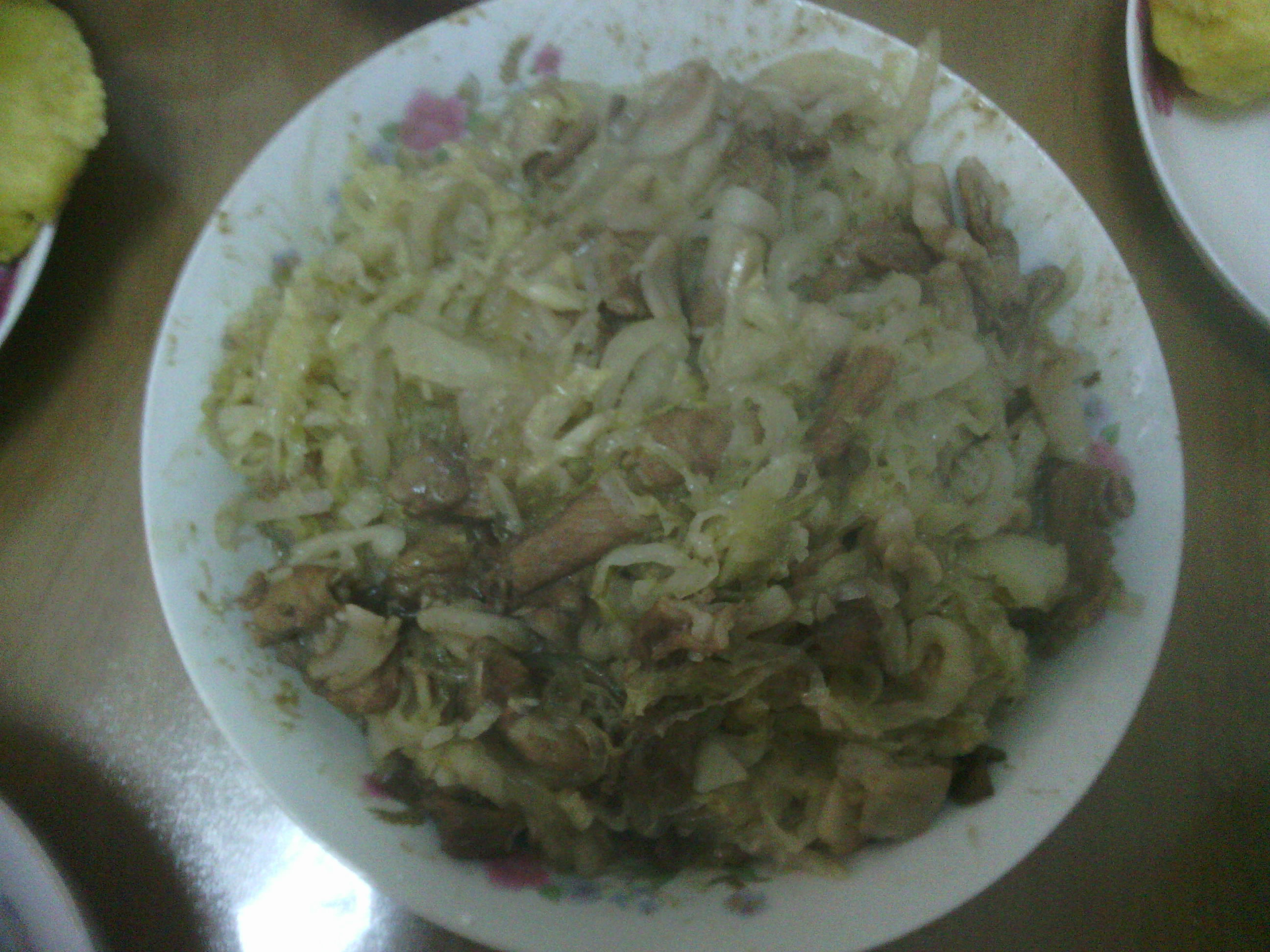 酸菜炒肉片粉条