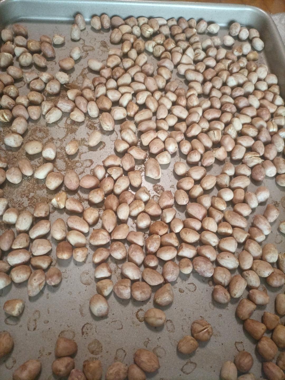 五香花生米～烤箱最简单版，比卖的还好吃）