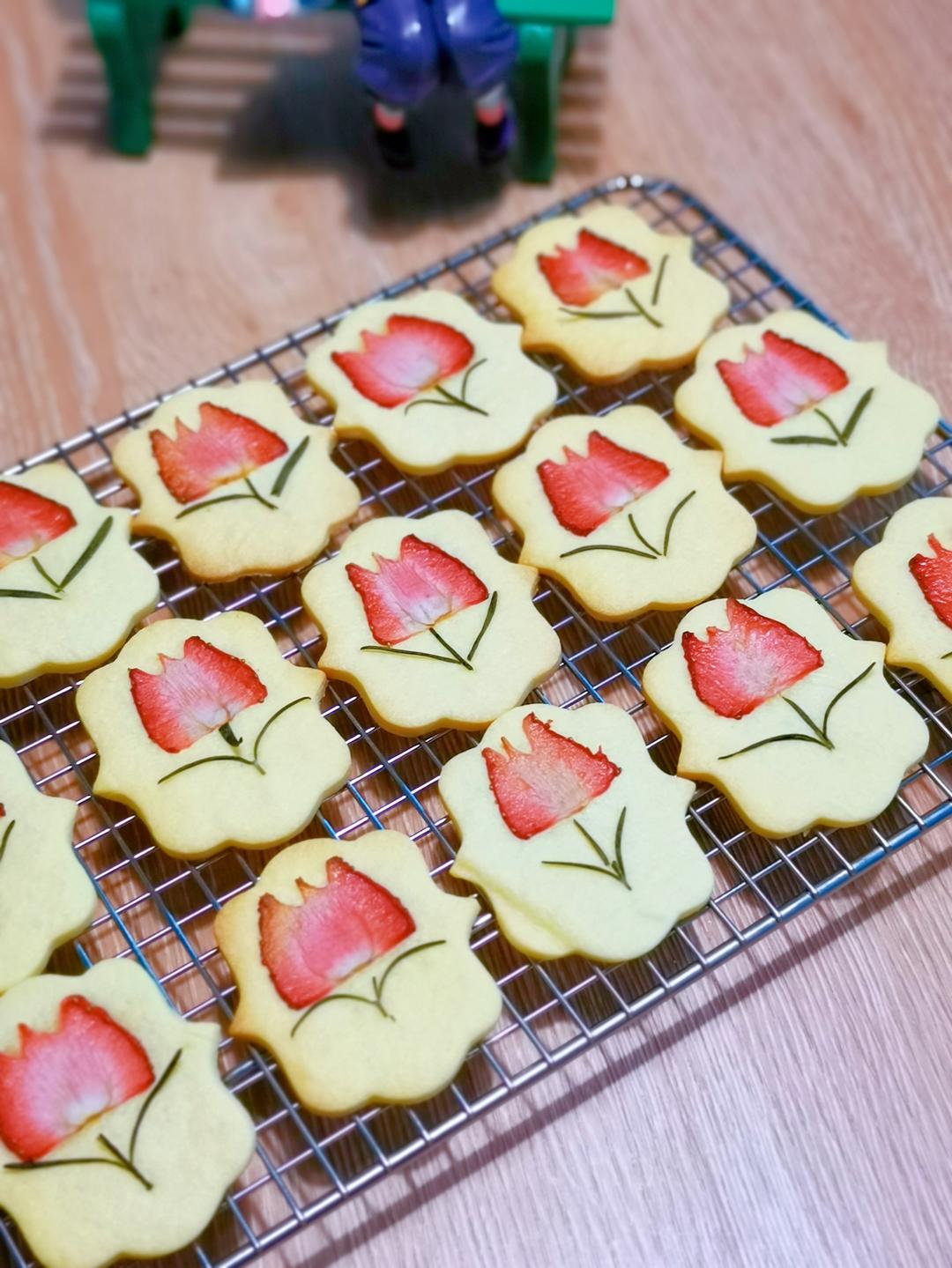 郁金香复古风饼干