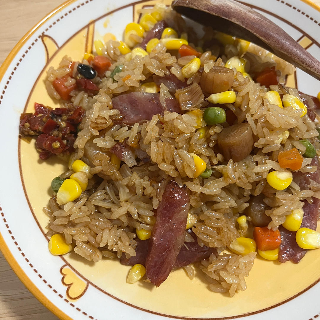 腊肠焖饭