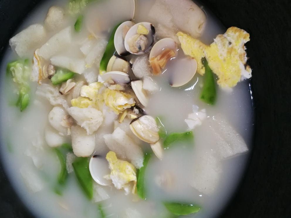 夏日清汤竹苼白贝瑶柱汤