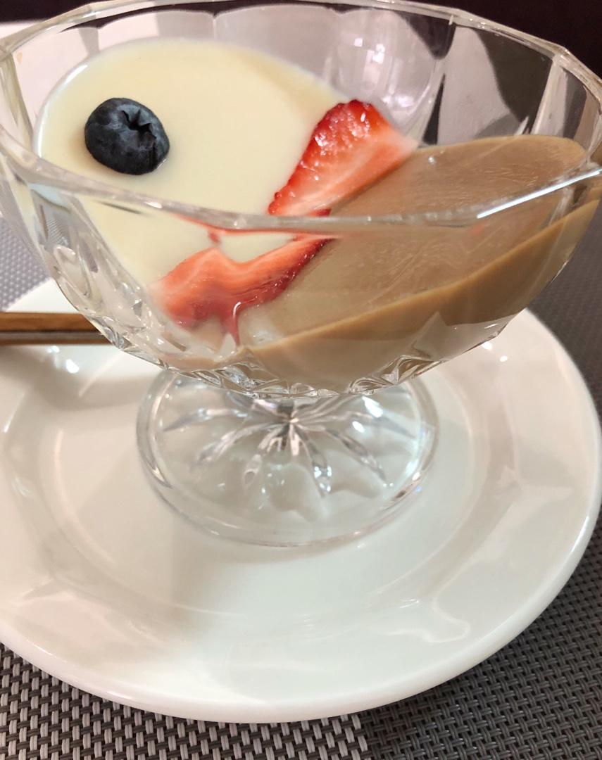 巧克力牛奶心形布丁