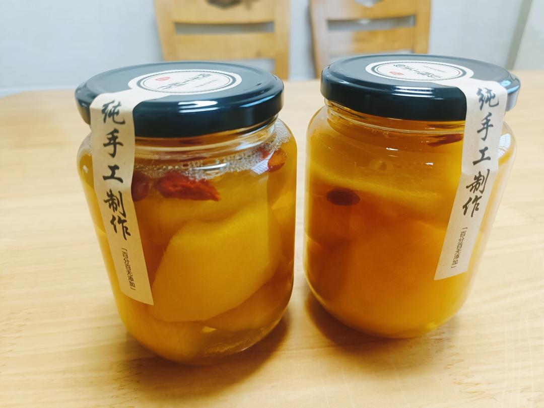 自制黄桃罐头