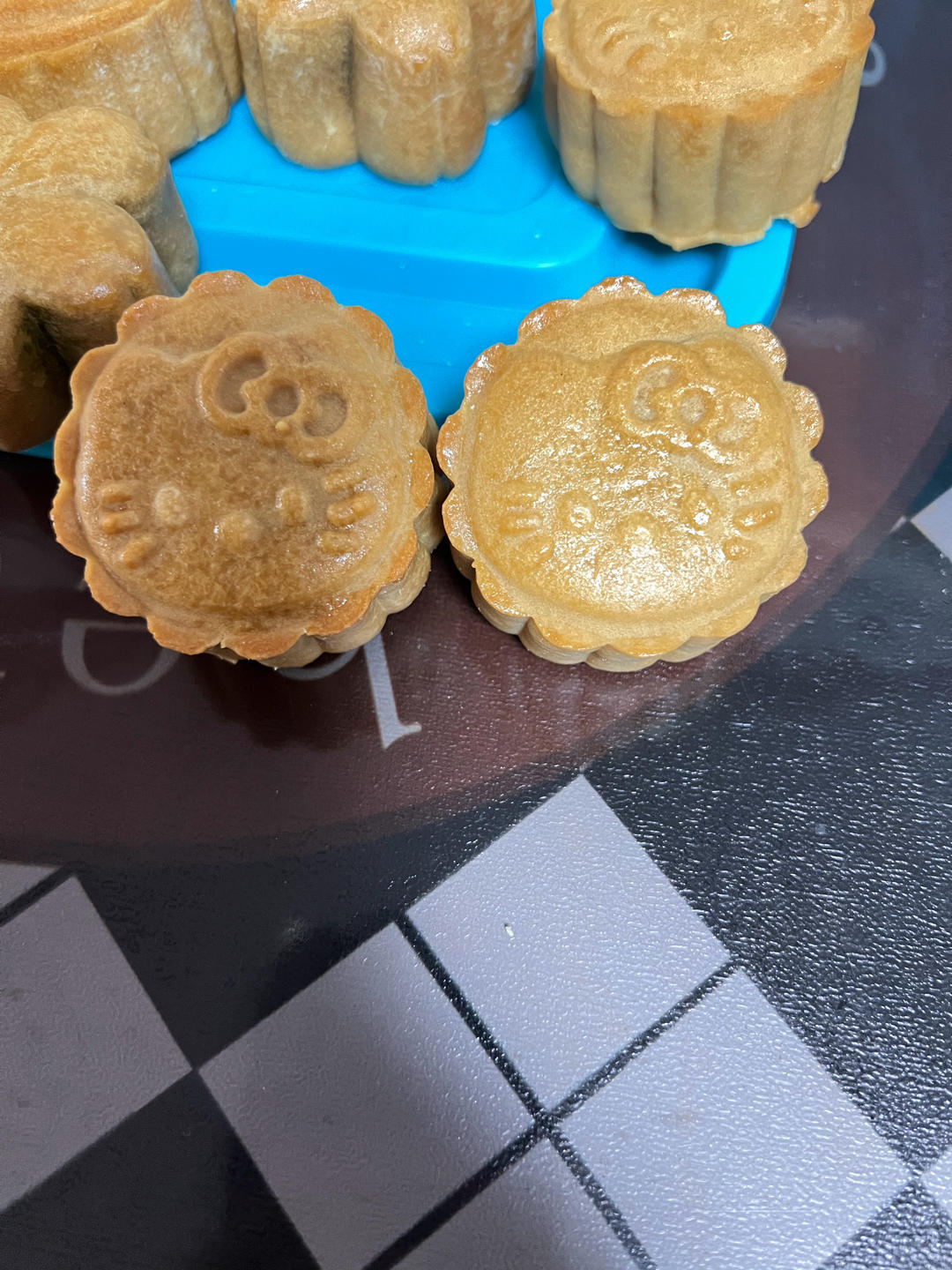 广式月饼/花纹清晰立体不泄脚