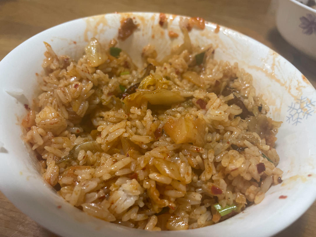 韩式辣白菜炒饭