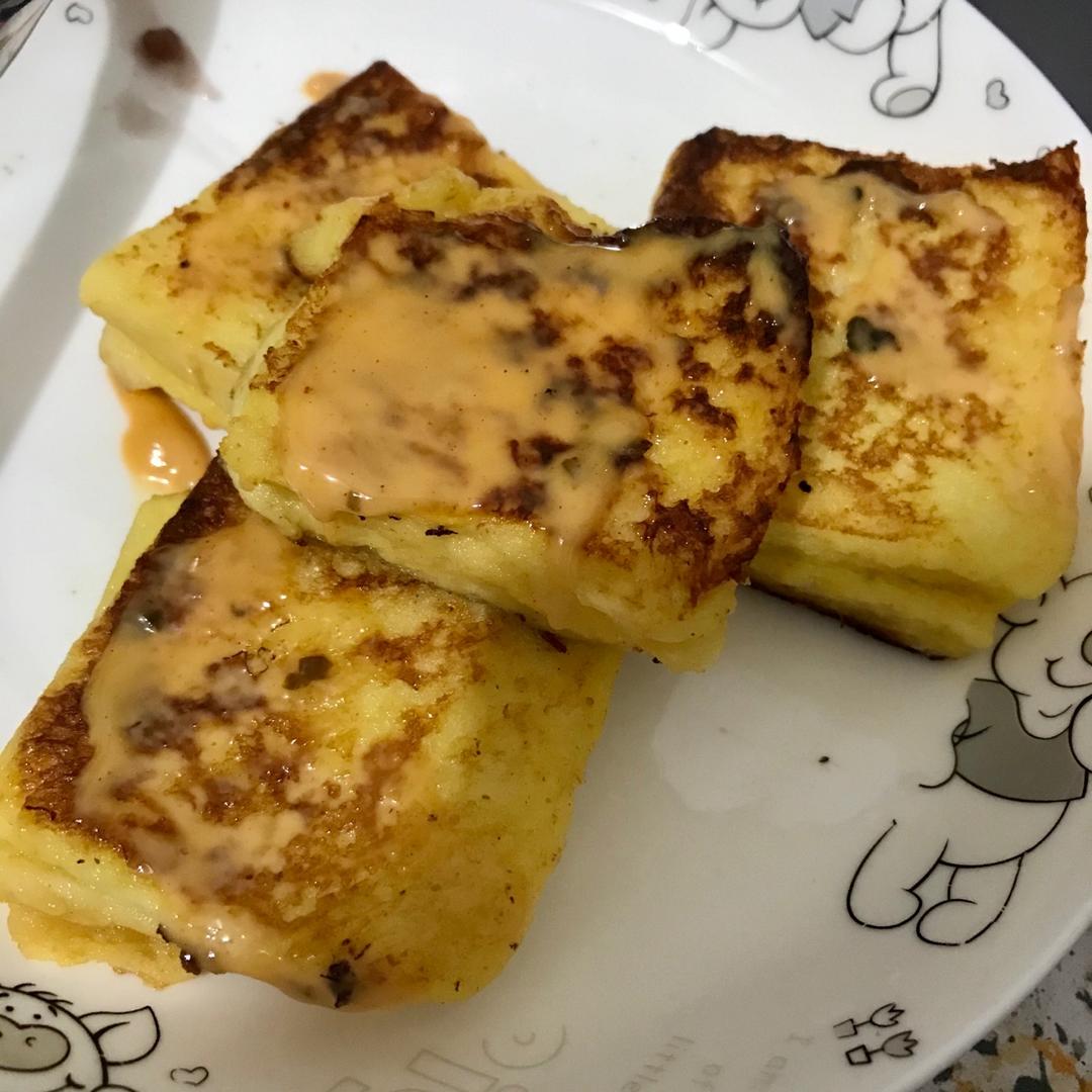 🔥吃一口就上瘾‼️爆浆港式西多士㊙️10分钟搞定😍