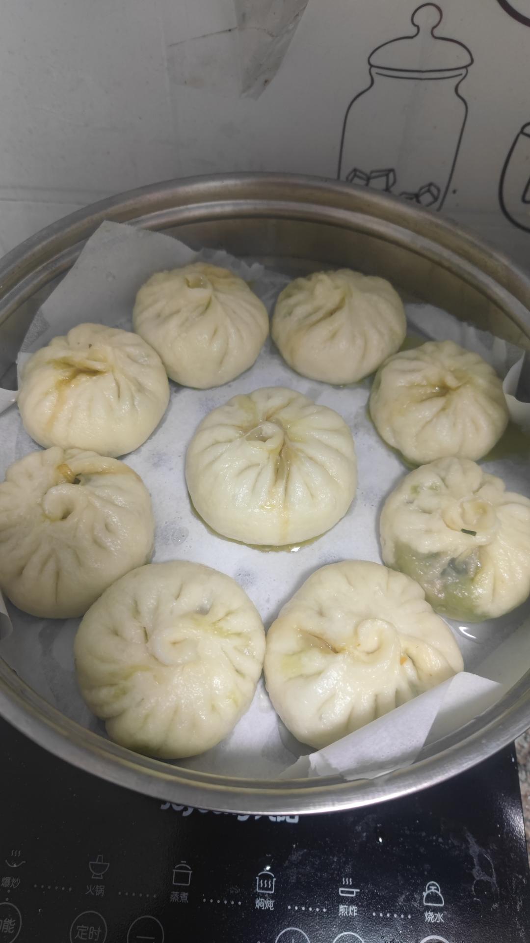 绝了—三鲜韭菜包子