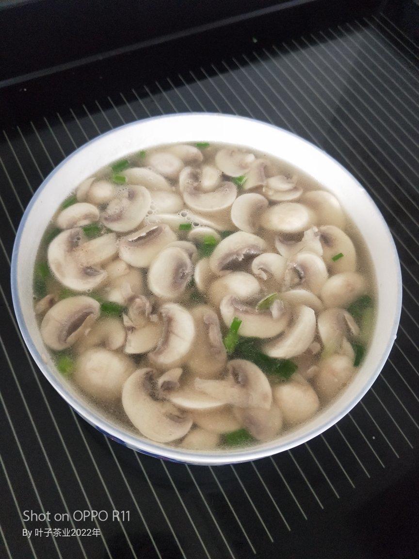鲜掉眉毛口蘑汤