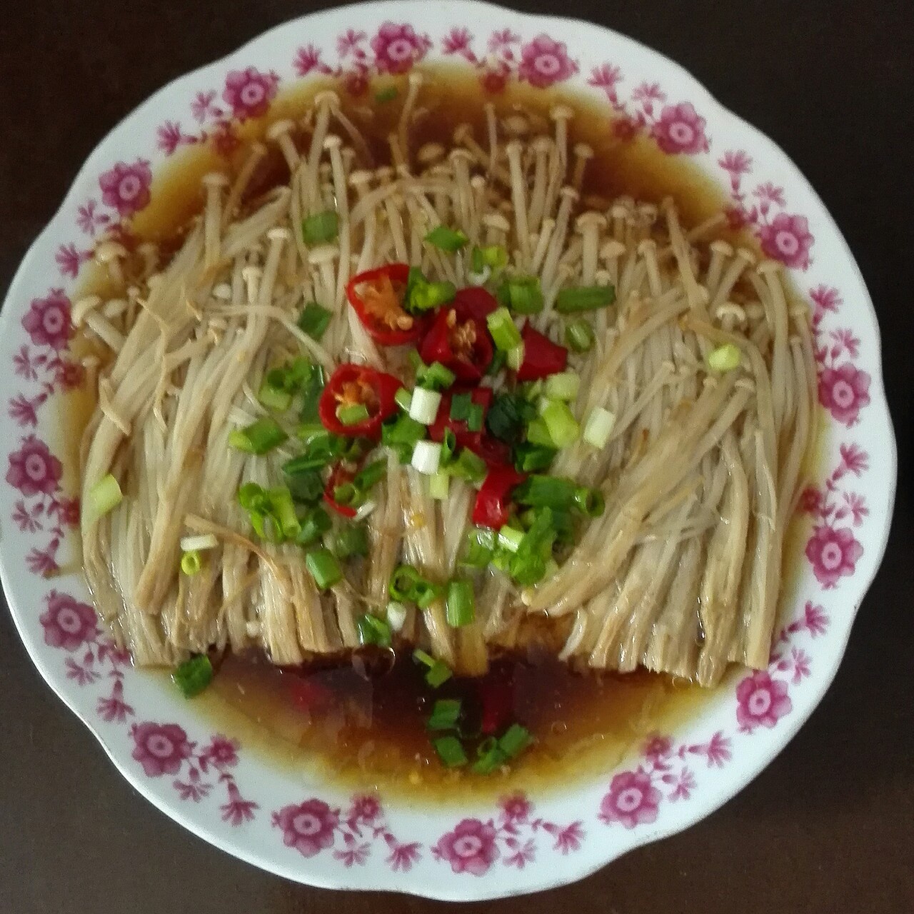 油泼金针菇