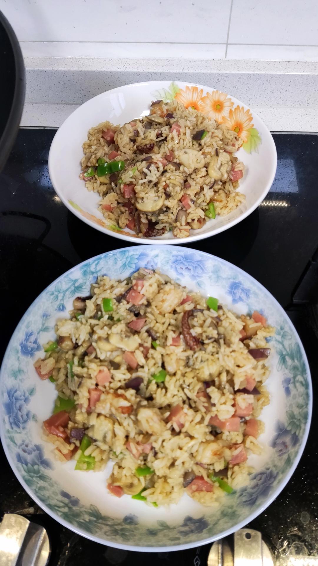 海鲜芝士焗饭（零失败超简单）