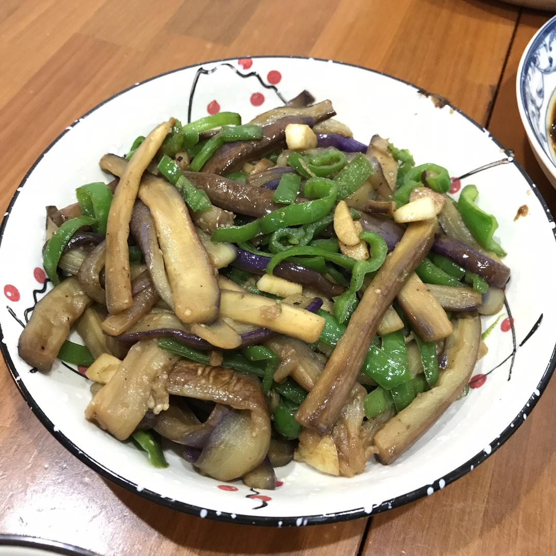 清炒茄子（少油版+视频）