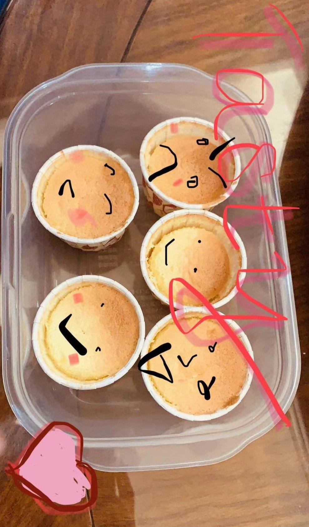 香橙纸杯小蛋糕