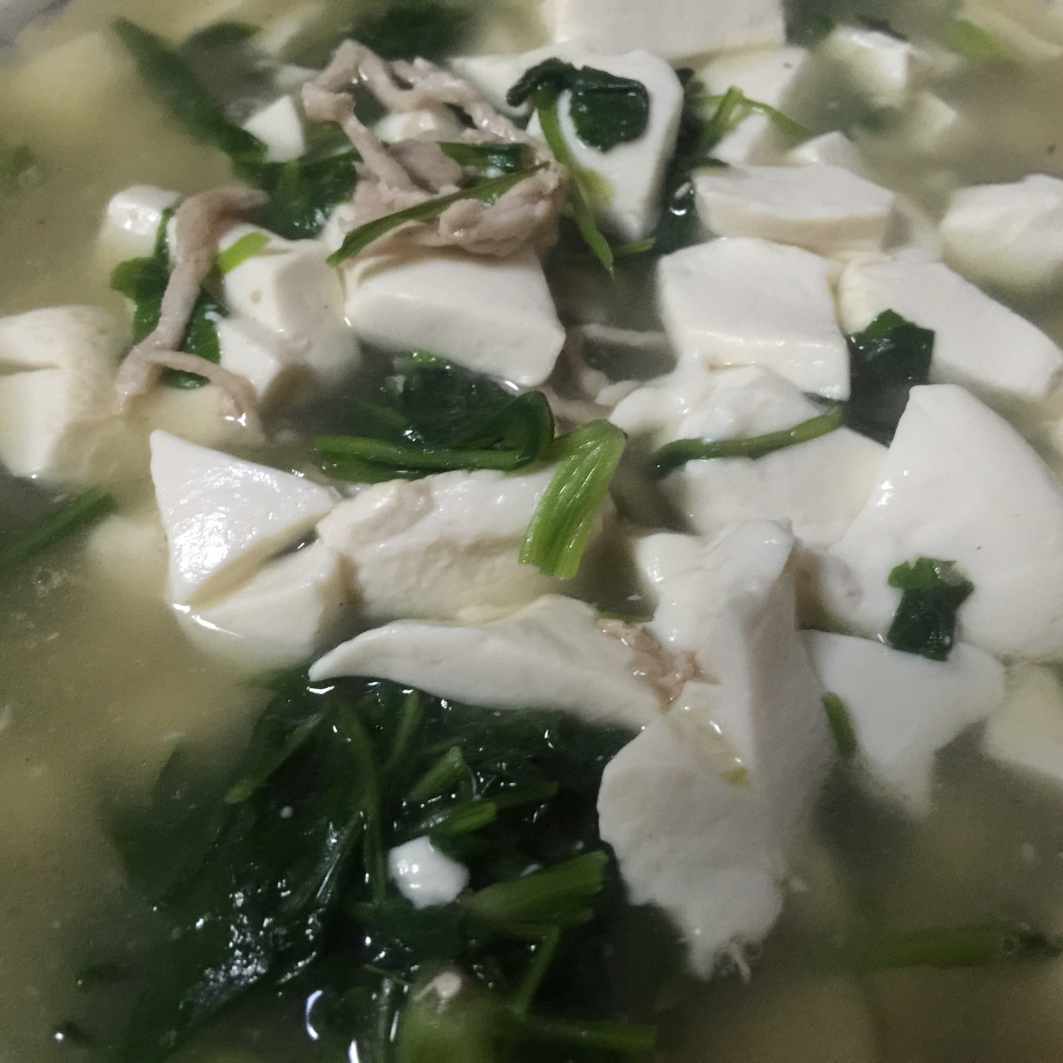 荠菜豆腐羹