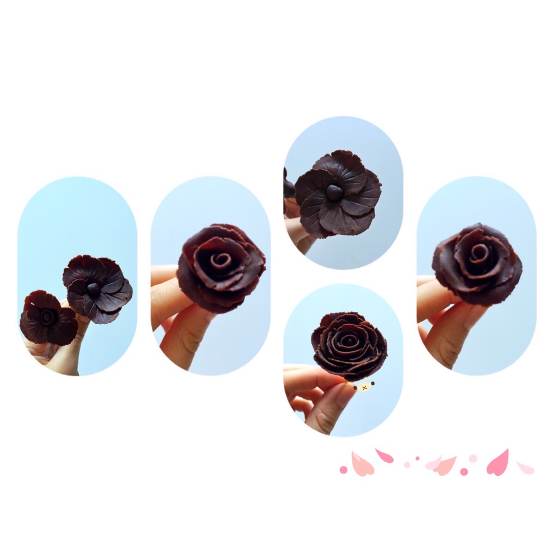 手工巧克力花