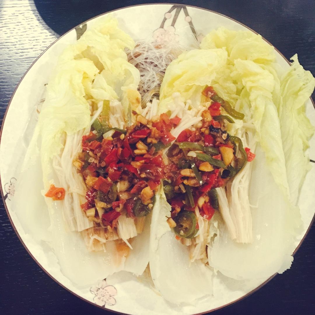 蒜蓉粉丝蒸娃娃菜