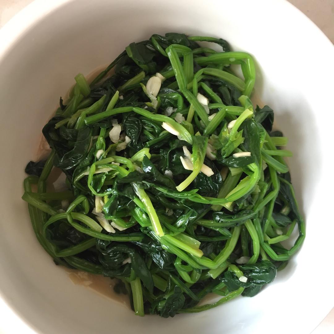 凉拌菠菜