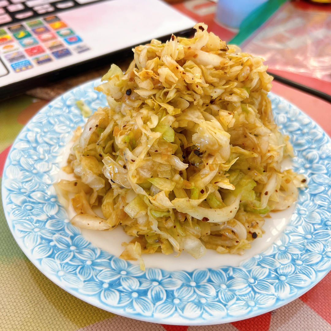 凉拌包菜丝（自用）的做法