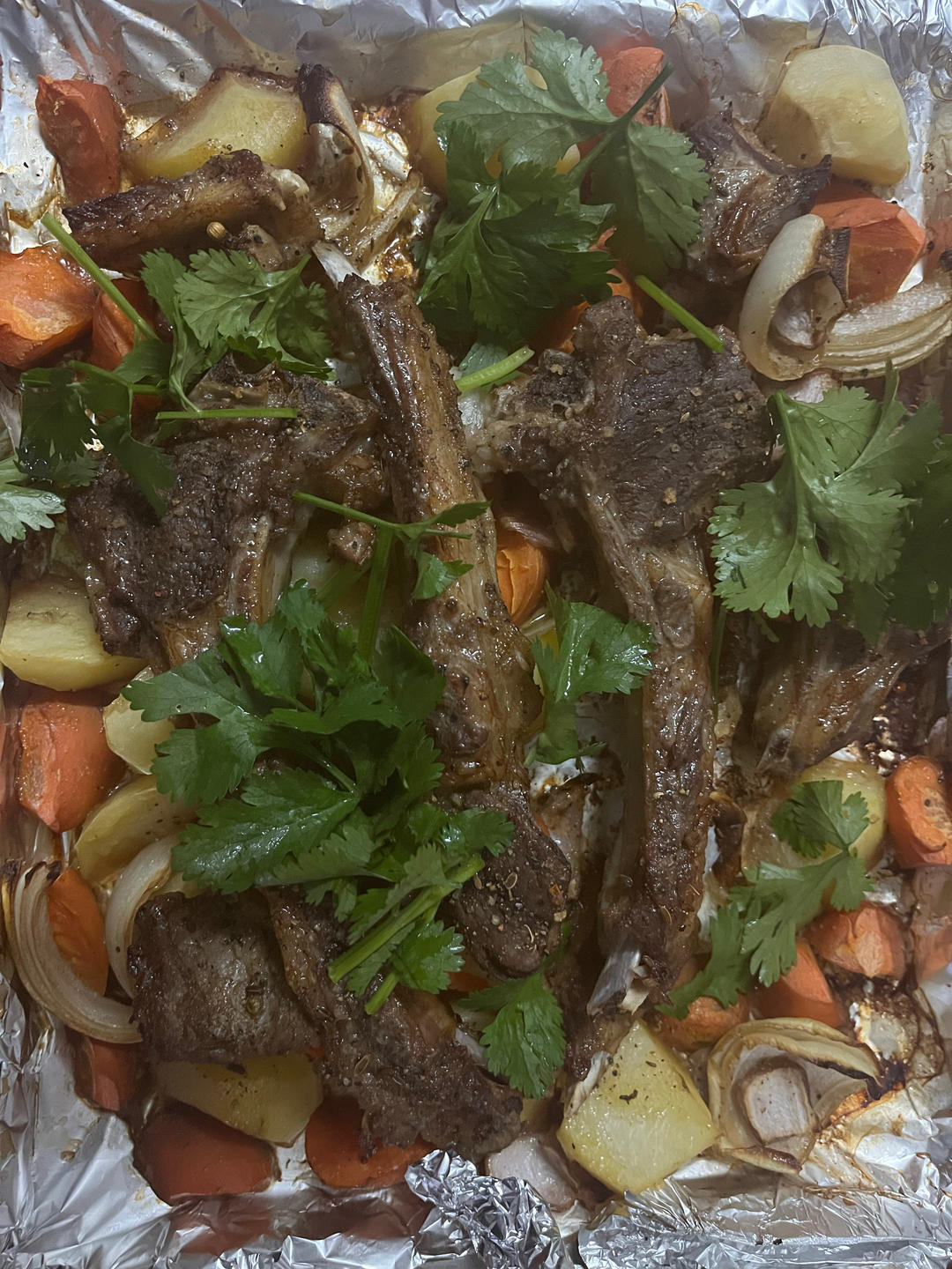 超好吃的烤羊排烤箱版