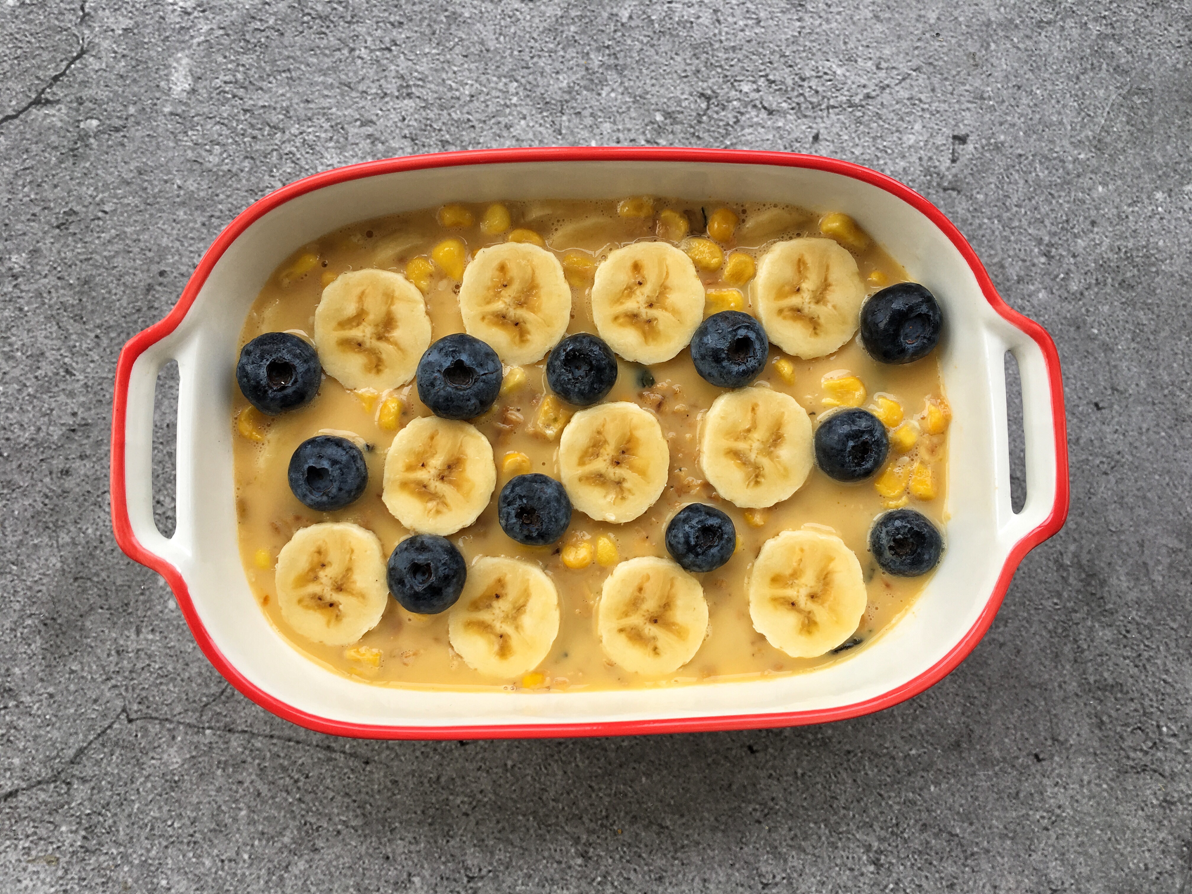 香蕉蓝莓燕麦#北鼎烤箱食谱#的做法 步骤5
