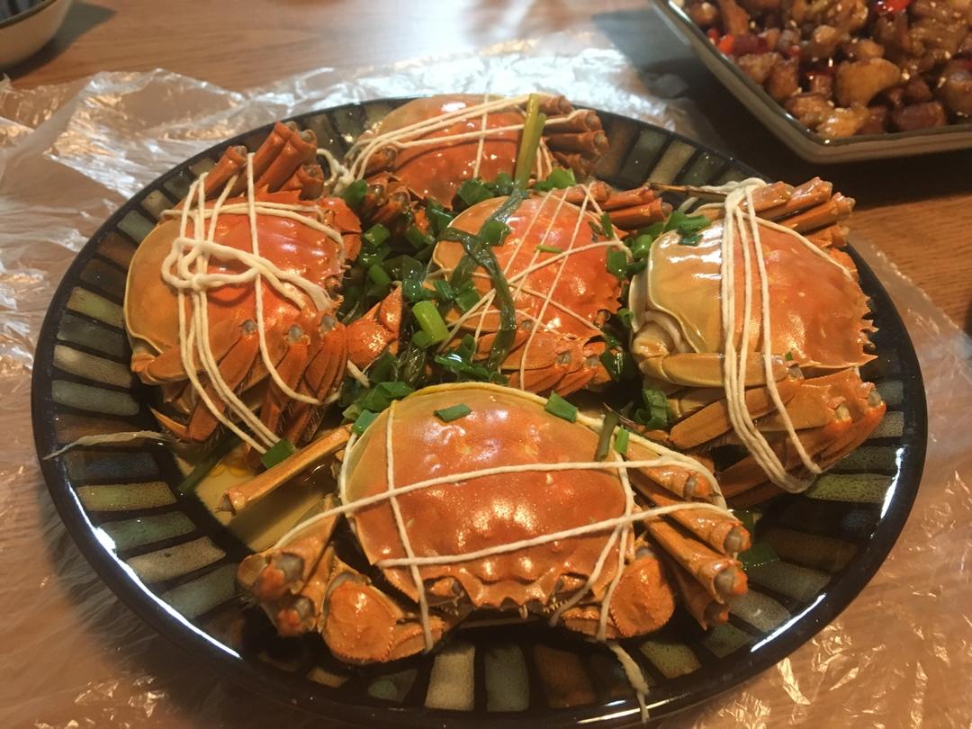 清蒸大闸蟹