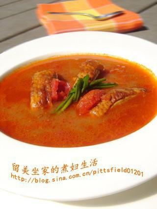 泰-法式红咖喱鸭胸浓汤的做法