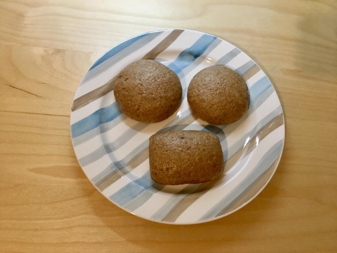 黑全麦无糖馒头