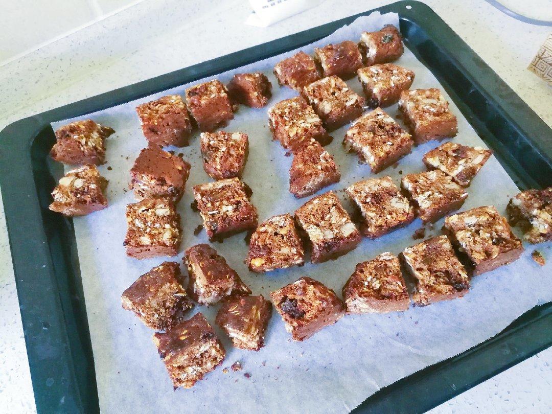 黑巧早餐燕麦糕丨健康·零食