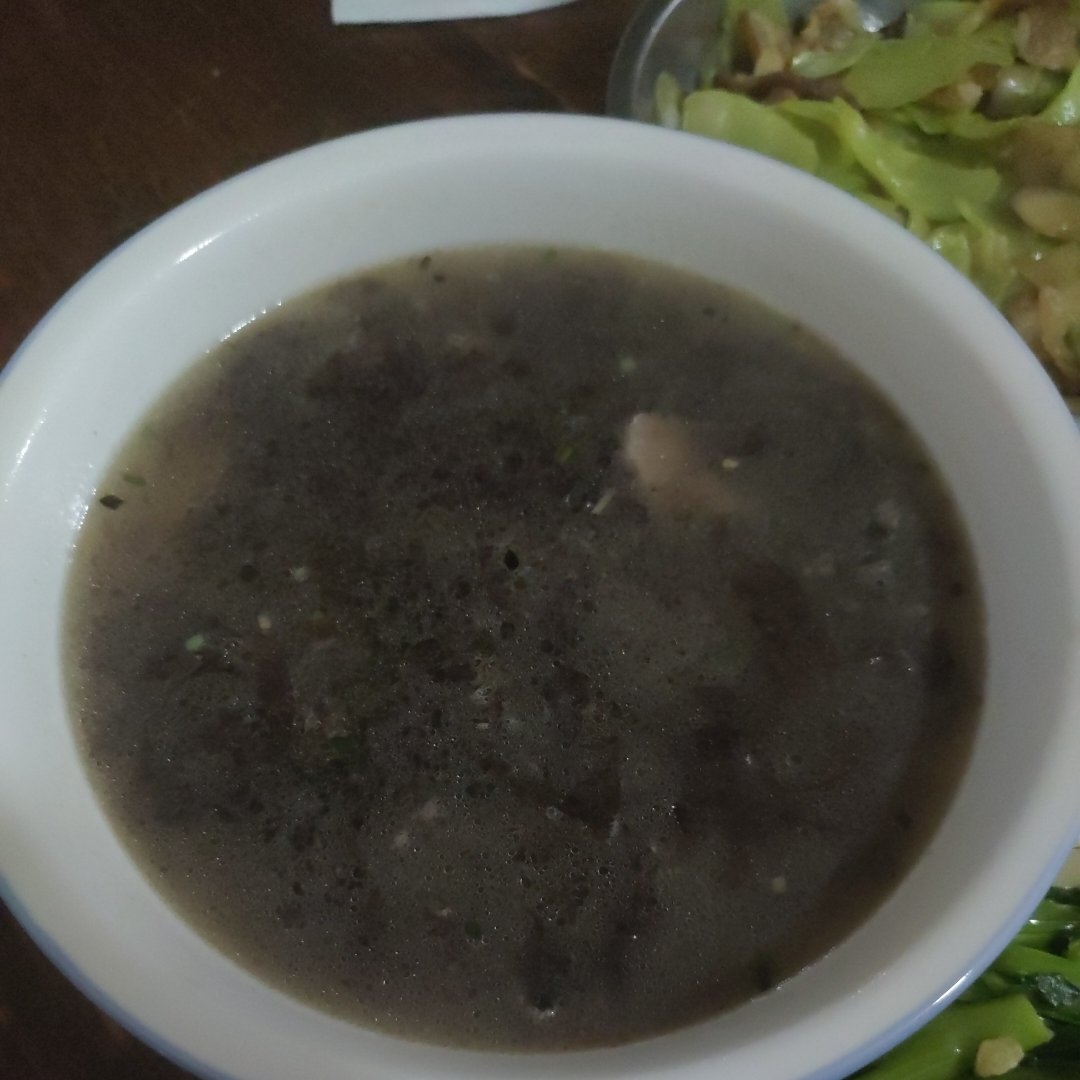 紫菜滑肉汤，巨好喝！
