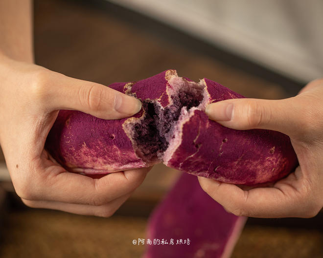 丑萌丑萌的紫薯面包~少糖健康，好吃又可爱~的做法