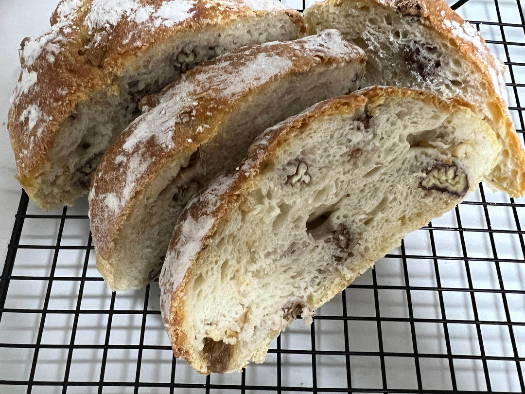 欧包的秘密（免揉/大孔洞/核桃/超简单）