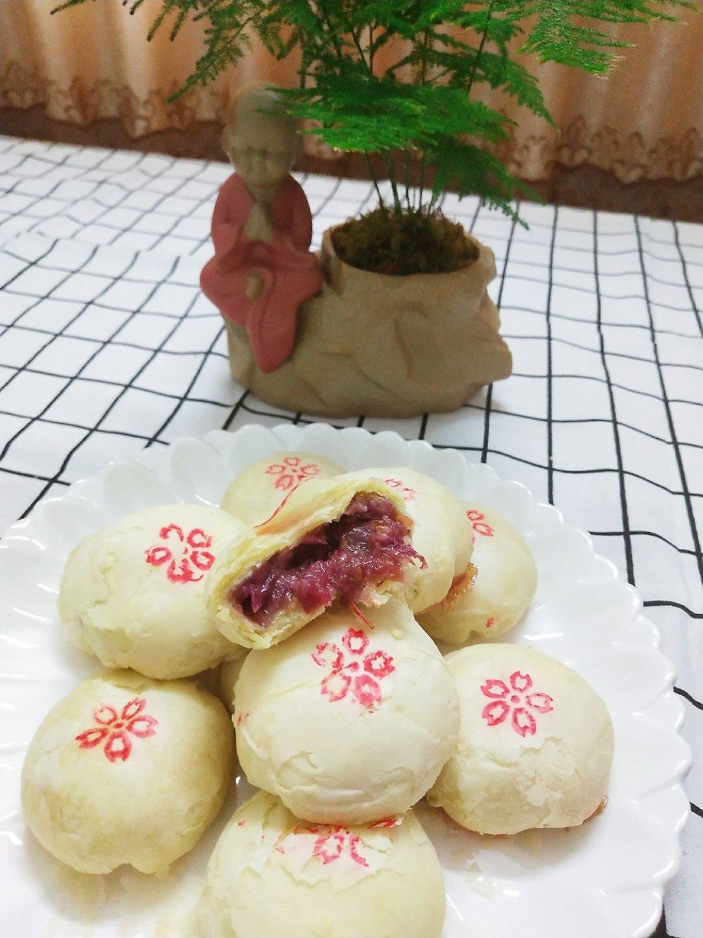 玫瑰鲜花饼