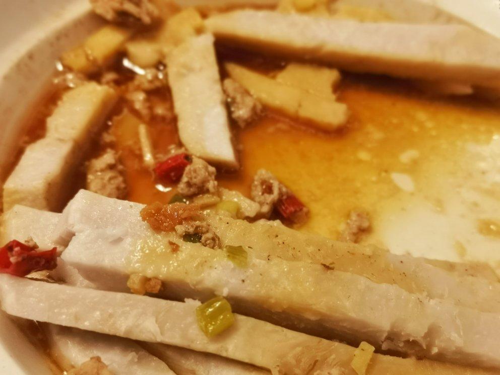肉沫蒸芋头（可当减脂主食）