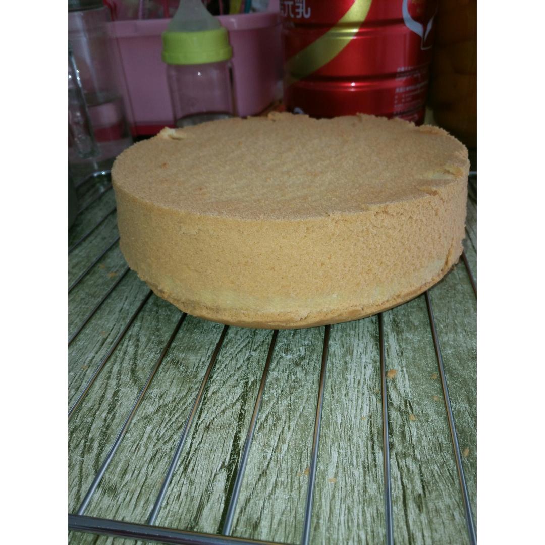 步骤最全面的戚风蛋糕（八寸）做法，成功率高！