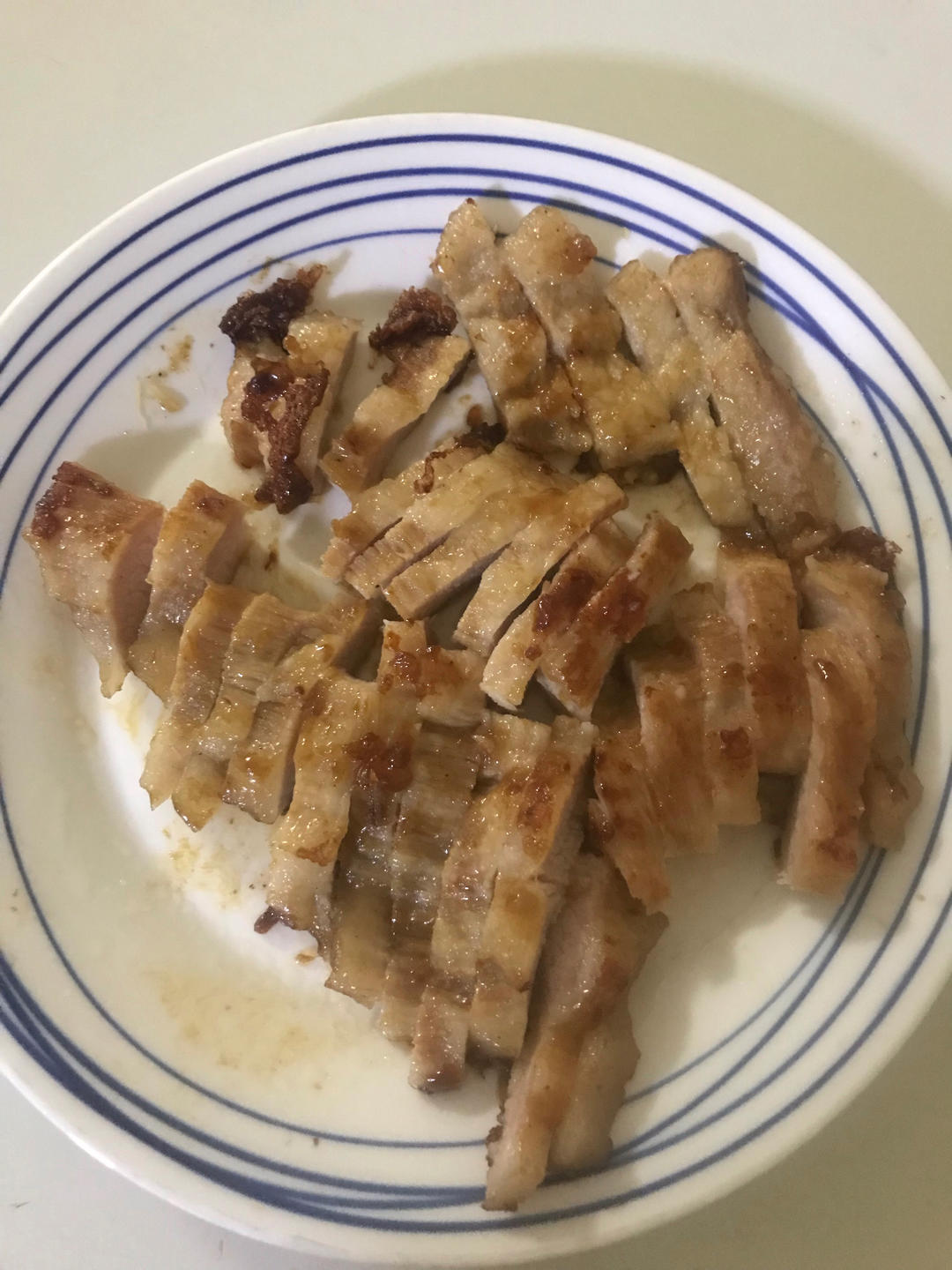 脆爽猪颈肉（不用烤炉版）