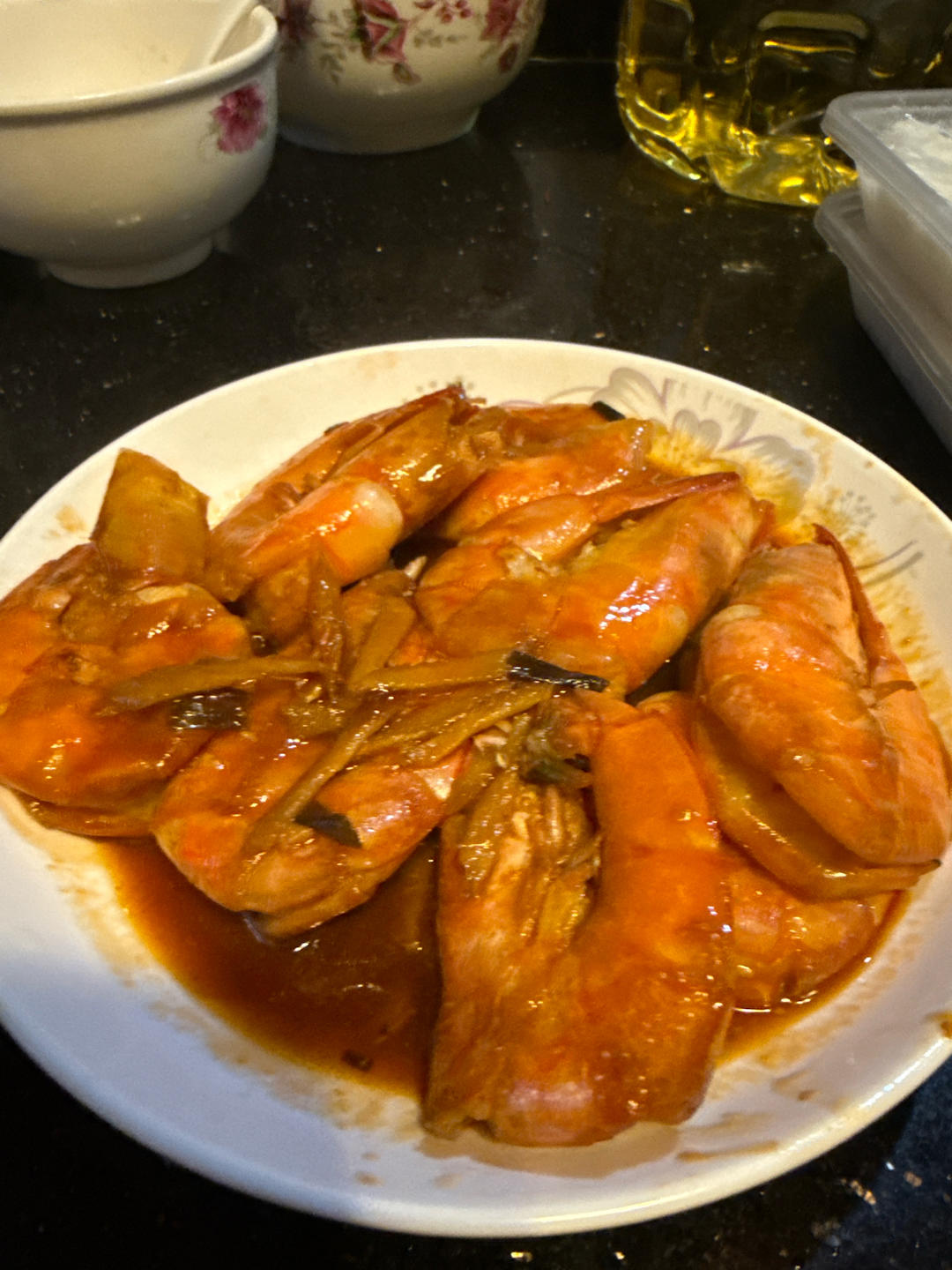 味道鲜美的油焖大虾