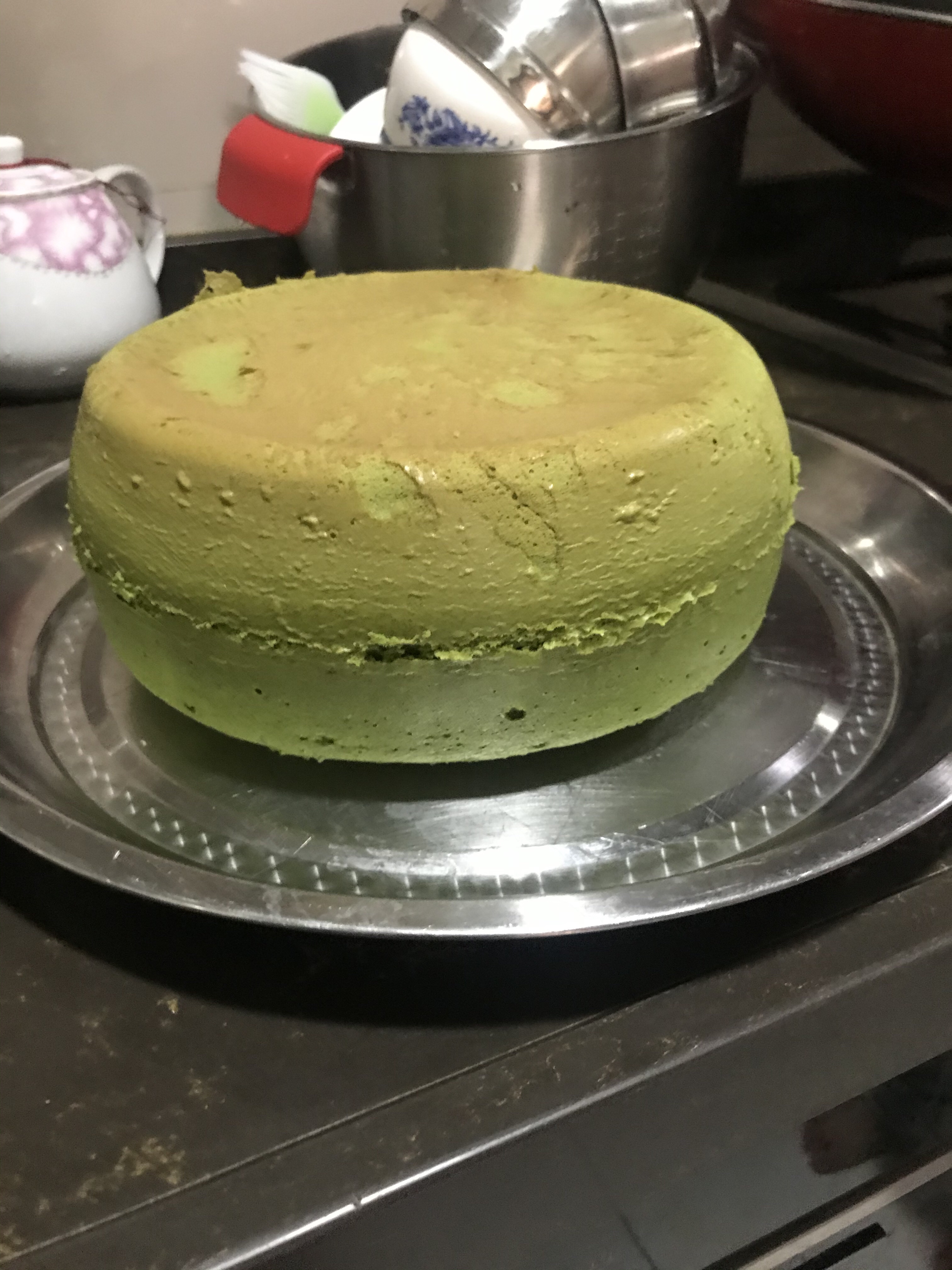 抹茶电饭锅蛋糕（成功率很高窝）的做法 步骤13